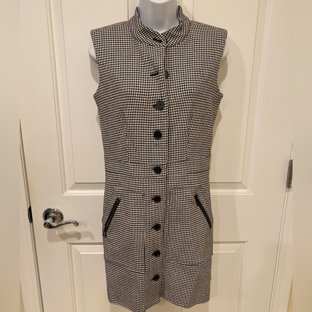 Veronica Beard Black & White Houndstooth Dress BNWT